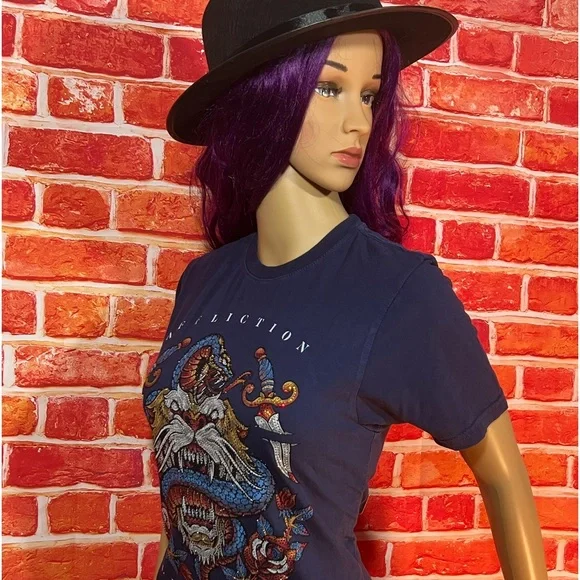 Affliction Women’s Rhinestone T-Shirt - Picture 4 of 8